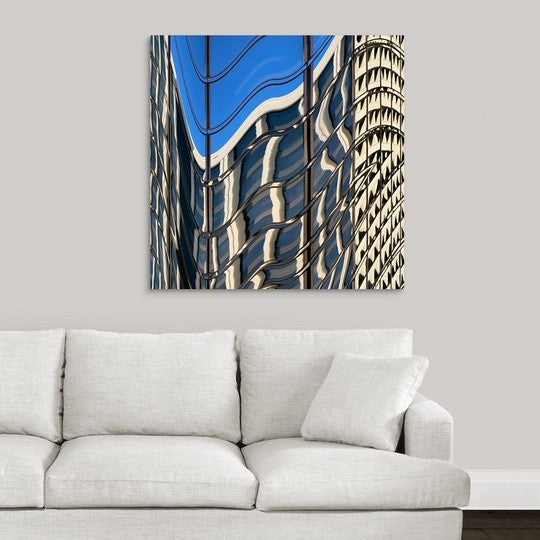 "Windows II" Wrapped Canvas Art Print, 35"x35"x1.5"