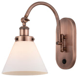 Cone Sconce, Antique Copper, Matte White, Matte White