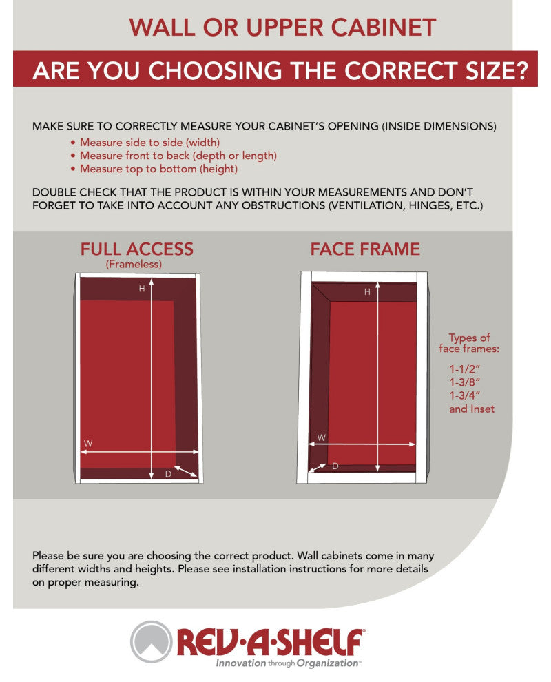 Wood Wall Cabinet Adjustable Spice Rack, 10.13"