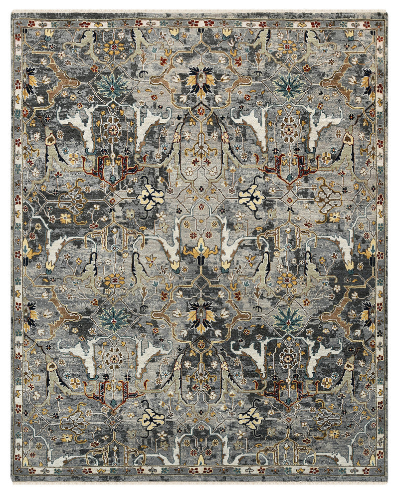 Bristol Kriotra Area Rug Gray, 2'8" X 8'