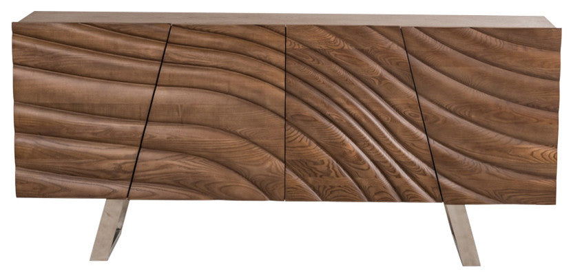Modrest Finley Modern Walnut Buffet
