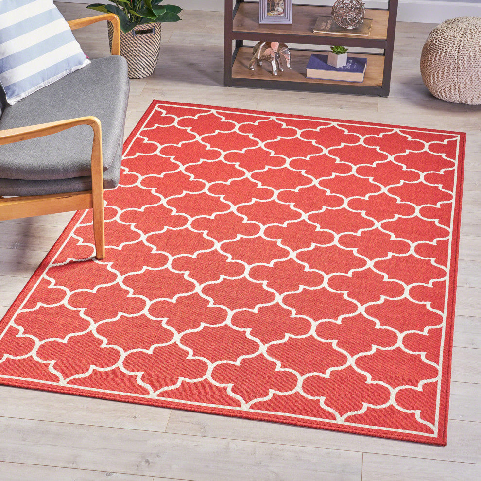GDF Studio Marcy Indoor Geometric Area Rug, 5'x8'