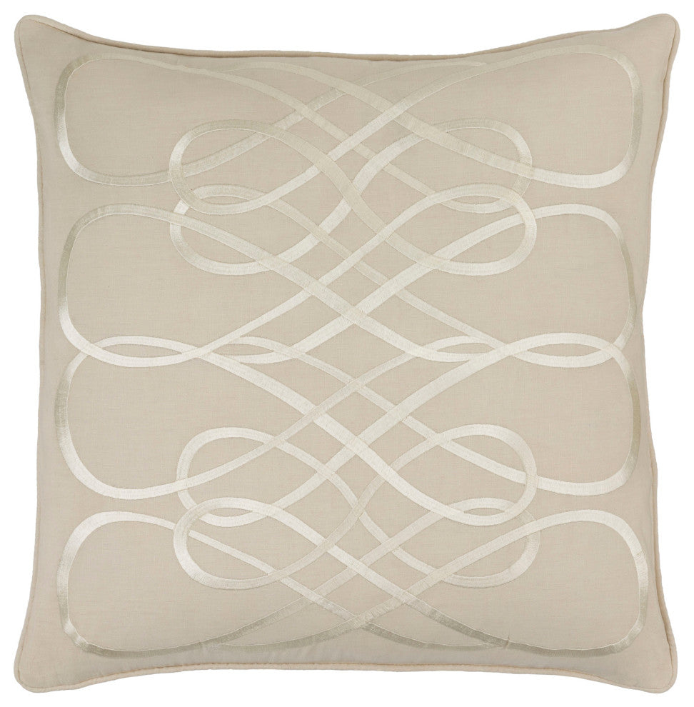 Surya Leah LAH-004 18" x 18" Pillow Cover