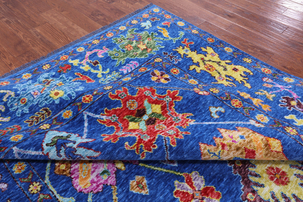 8' 10" X 11' 11" Turkish Oushak Hand-Knotted Rug - Q16073