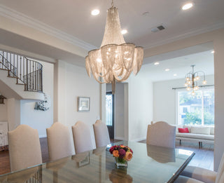 Maxim 21466 Chantilly 27"W 12 Light Chandelier - Polished Nickel