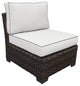 kathy ireland River Brook 8 Piece Outdoor Wicker Patio Furniture Set 08h