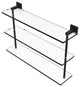 Montero 22" Triple Tiered Glass Shelf, Oil Rubbed Bronze