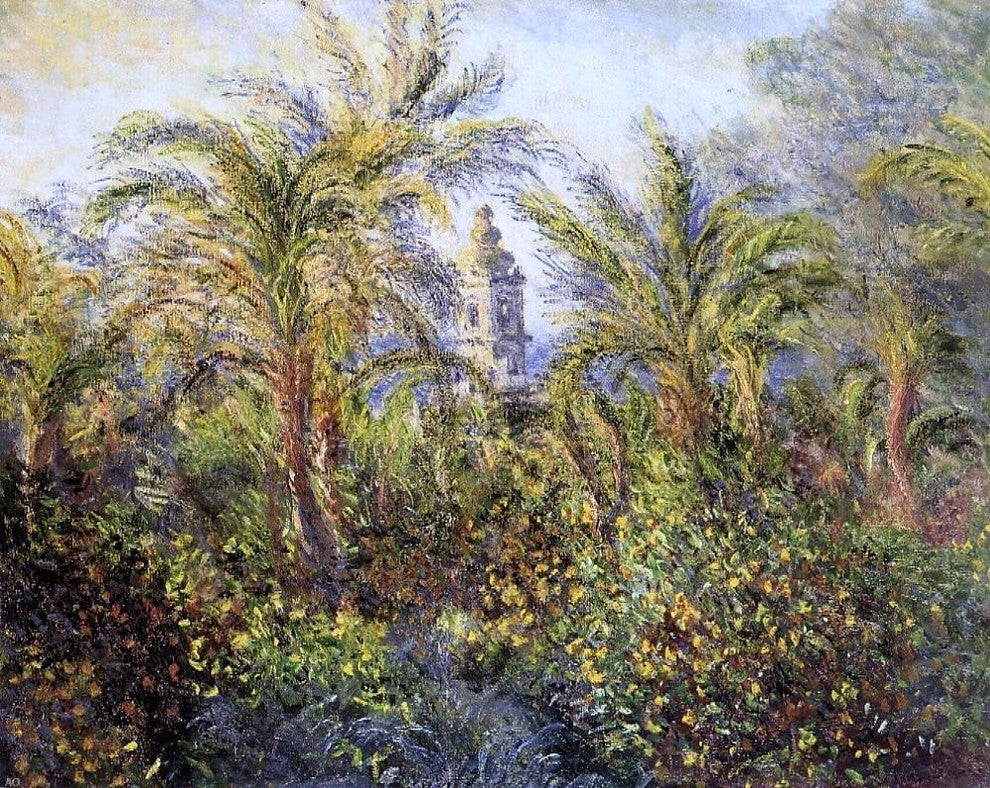 Claude Oscar Monet Garden in Bordighera Morning Effect Wall Decal