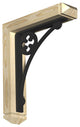 Crawley Arts and Crafts Ironcrest Bracket Single Brace, 4"x16"x19", 2" Thick