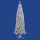 Vickerman Silver Pencil Tree, Dura-Lit LED 150 Warm White, 4.5'x20"