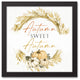 Autumn Hay Wreath 13.73 x 13.73 Black Framed Canvas