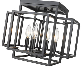 Zlite 454F-MB 4-Light Flush Mount, Other