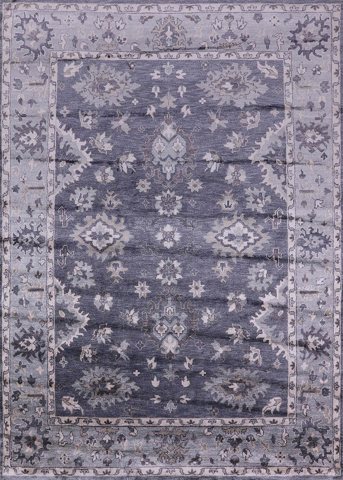 Ahgly Company Indoor Rectangle Mid-Century Modern Area Rugs, 7' x 10'