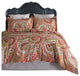 Pomegranate Paisley 3-Piece Comforter Set, King