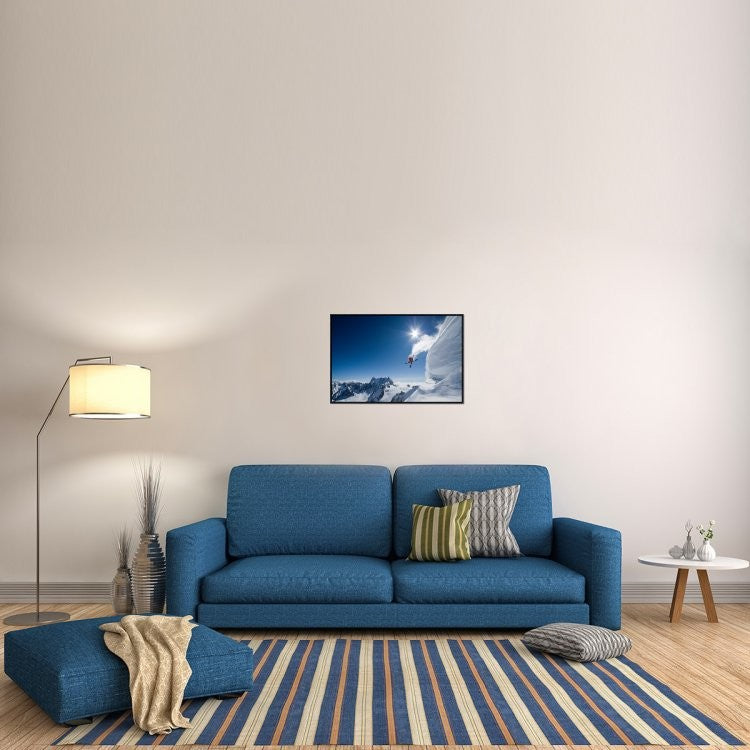 "Higher" Framed Canvas Giclee by Tristan Shu, 31x21"