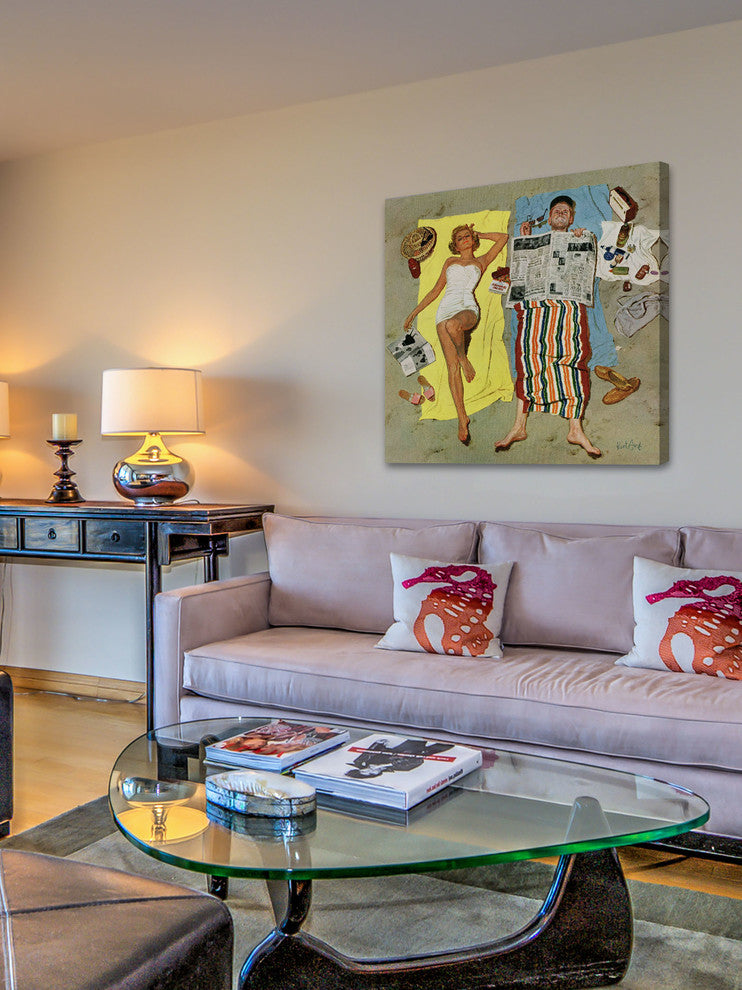 "Sunscreen" Painting Print on Canvas by Kurt Ard