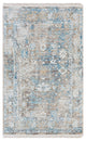 Surya Solar SOR-2307 3'x5' Rug, Sky Blue/Blue/Taupe/Gray/Light Gray/White/Yellow