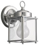 Sea Gull New Castle 1-LT Outdoor Wall Lantern 8592-965 - Antique Brushed Nickel