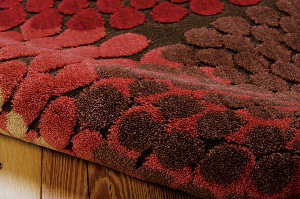 Nourison GRAPHIC ILLUSIONS 135 BROWN RUG