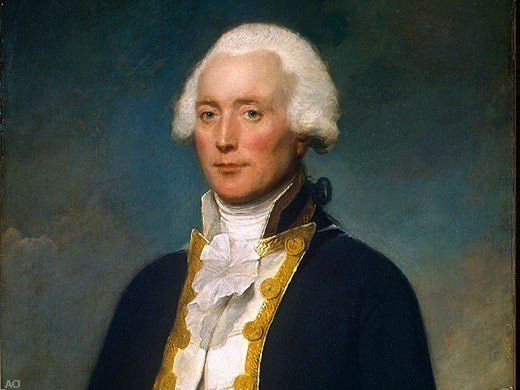 Lemuel Francis Abbott Captain Robert Calder [detail:3] Gallery Wrapped Canvas