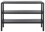 Safavieh Omara 2 Shelf Console Table, Black