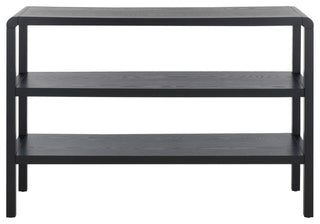 Safavieh Omara 2 Shelf Console Table, Black