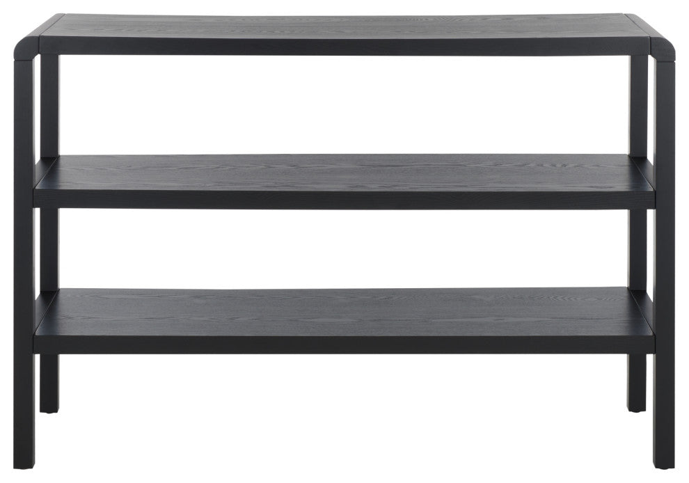 Safavieh Omara 2 Shelf Console Table, Black