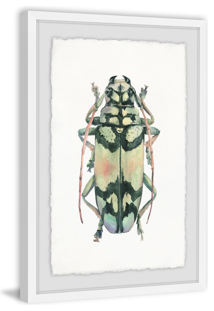 "Camouflage Bug" Framed Painting Print, 24"x36"