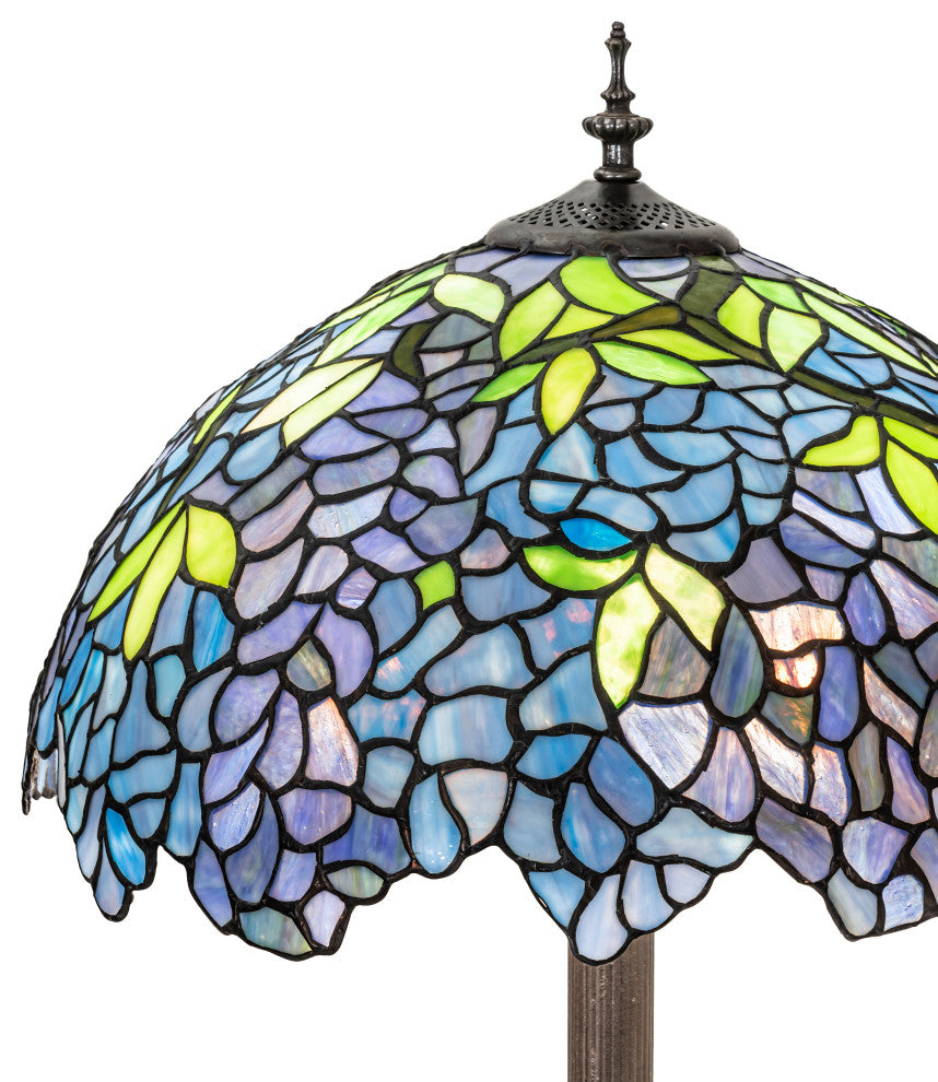 62 High Tiffany Wisteria Floor Lamp
