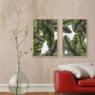 Boca Raton Diptych, 48x36