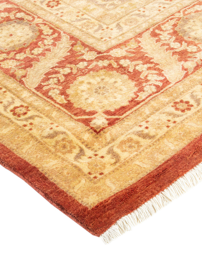 Mogul, One-of-a-Kind Hand-Knotted Area Rug Orange, 8'4"x9'10"