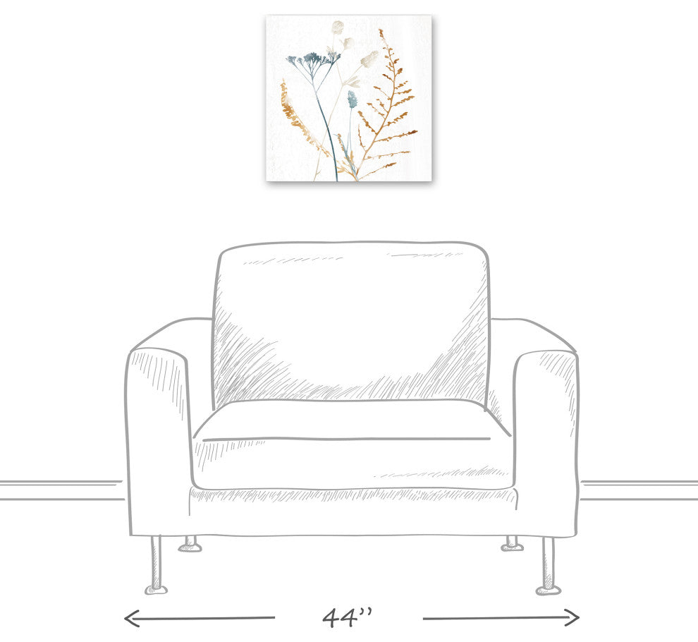 Wildflower Sprigs 16x16 Canvas Wall Art