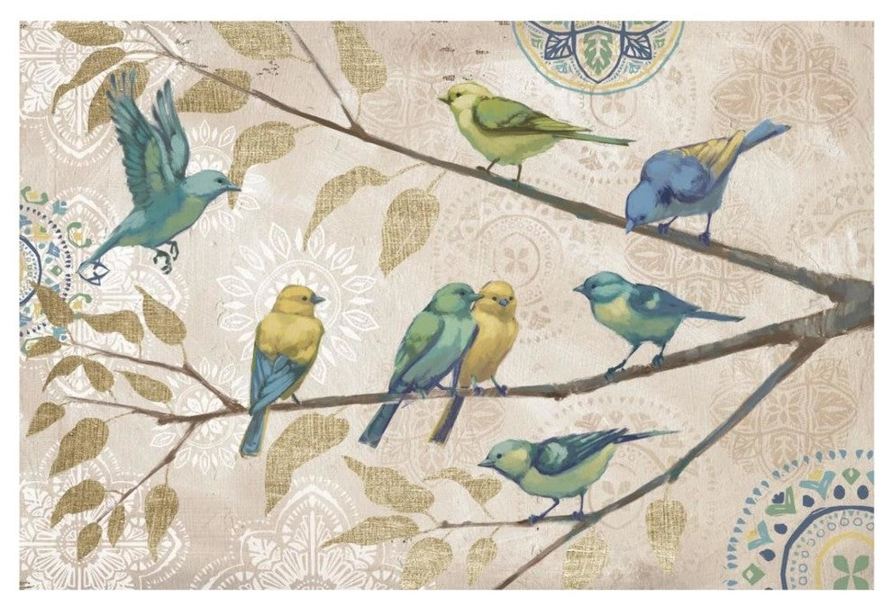 "Fly Away I With Suzani" Digital Paper Print by Janelle Penner, 32"x22"