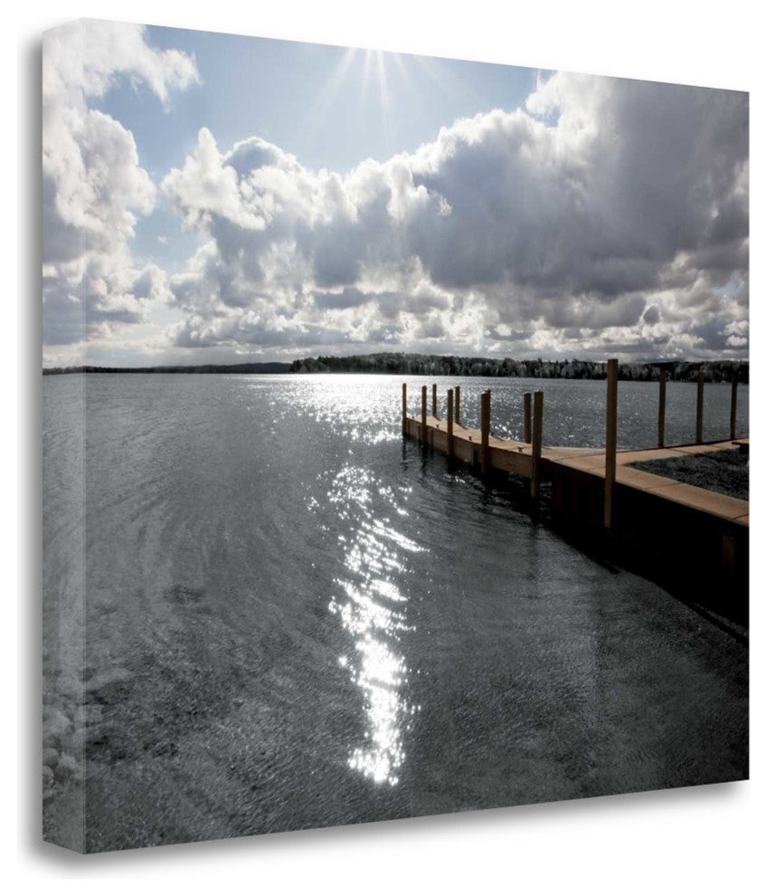 "Sunrise At Crooked Lake" By Monte Nagler, Giclee Print on Gallery Wrap Canvas