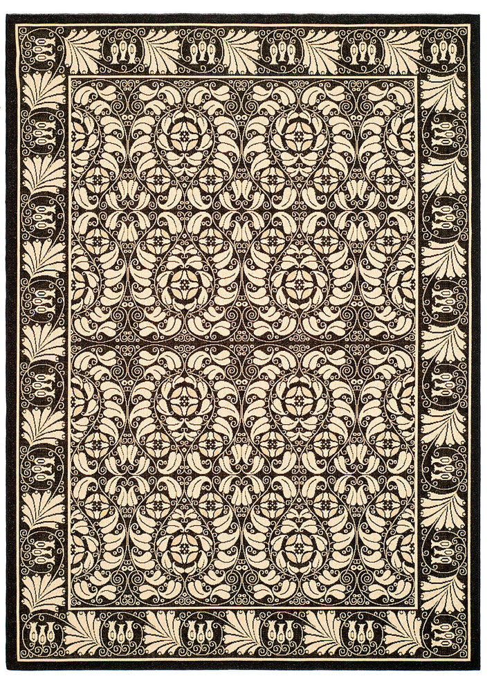 Safavieh Courtyard cy5146d Black, Sand Area Rug