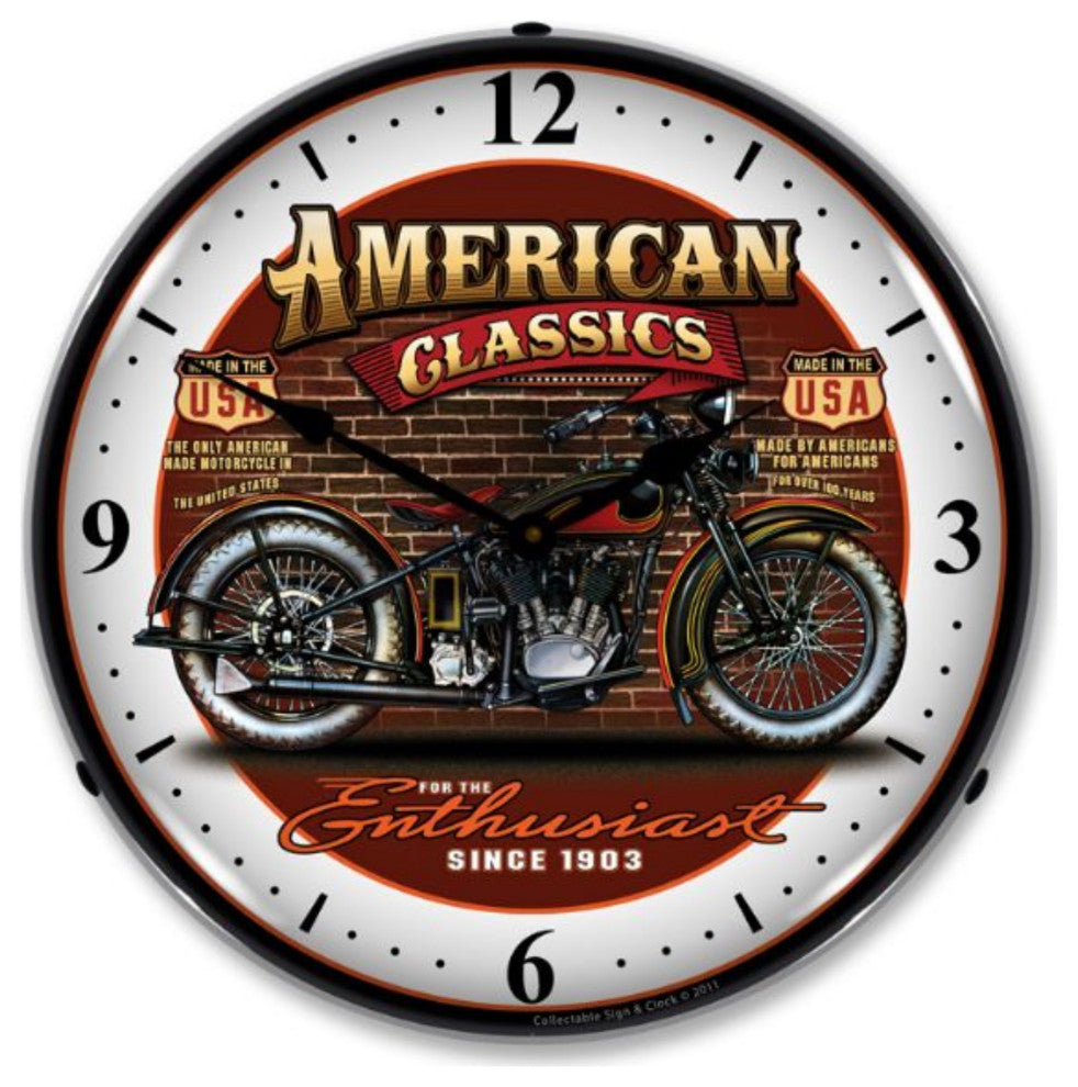 SM1103302 American Classic Bike Clock