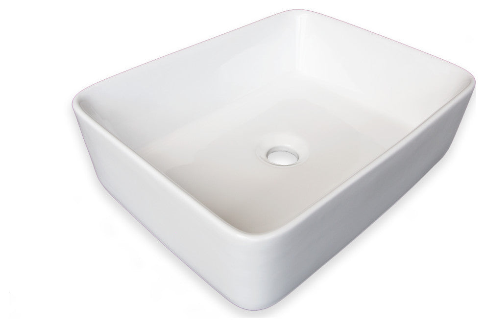 Wells Sinkware 1714 Ceramic Lavatory White