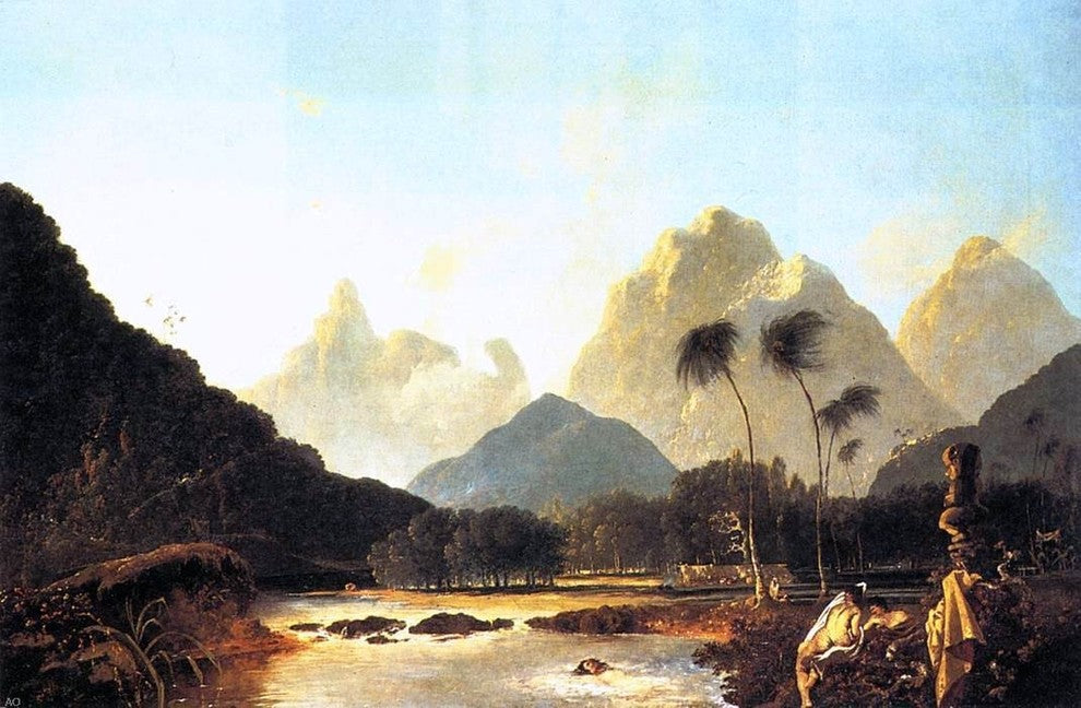 William Hodges Tahiti Revisited Wall Decal