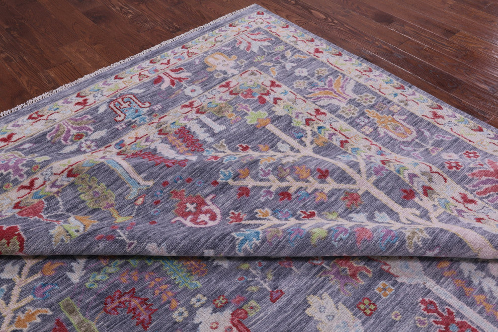 10' 3" X 13' 9" Persian Ziegler Handmade Wool Rug Q11666