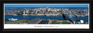 Philadelphia Skyline Panoramic Poster, Pennsylvania-Series 2 , Select Frame