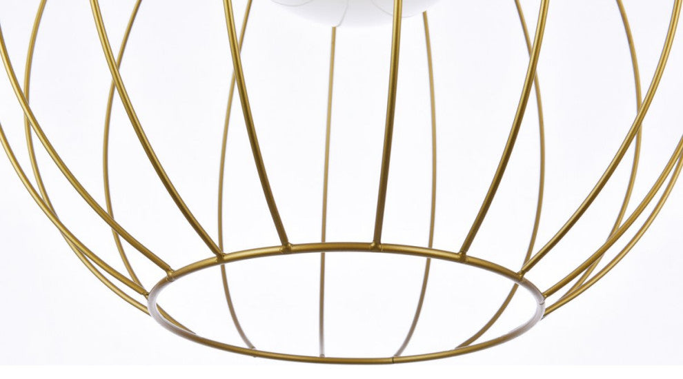 Warren 1-Light Brass Pendant