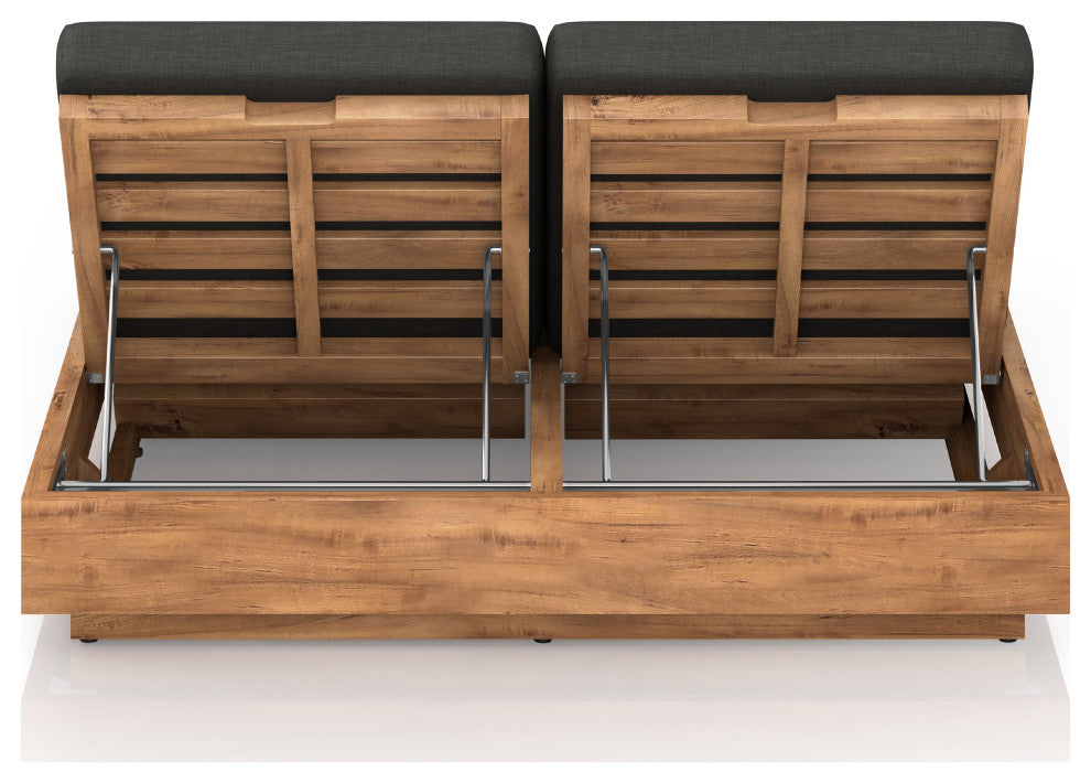 Kinta Outdoor Double Chaise Lounge-Chrcl