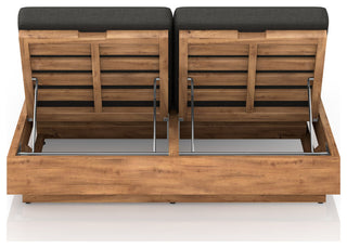 Kinta Outdoor Double Chaise Lounge-Chrcl