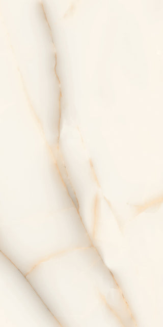 24" x 48" Onix Crema Marble Look Glossy Wall and Floor Tile