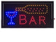 Bar LED Sign, Lighted Neon Electric Bar Sign With Animation by Lavish Home