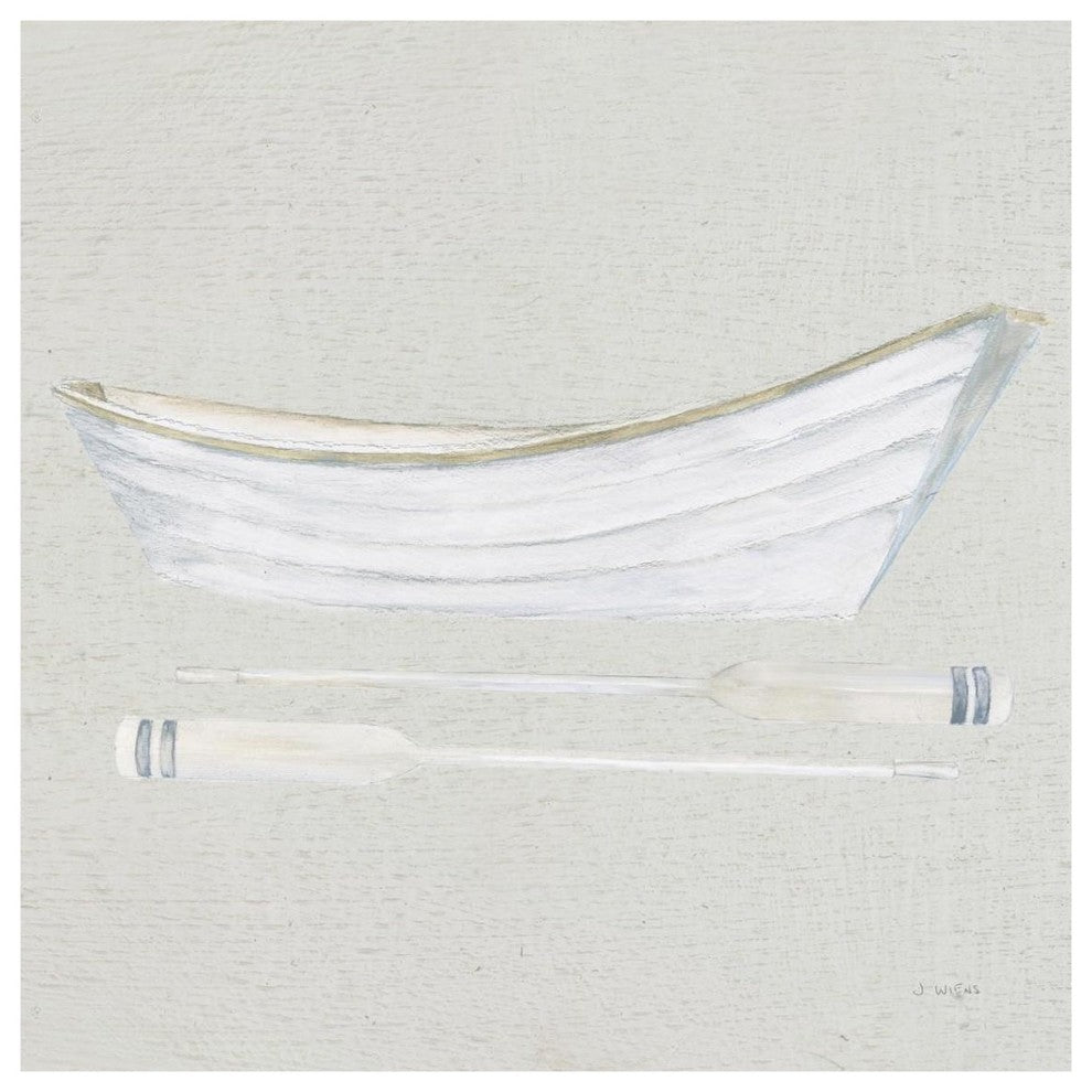 "Serene Seaside I Tan" Digital Paper Print by James Wiens, 38"x38"