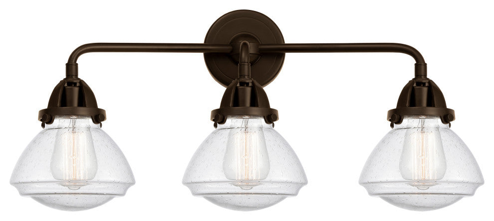 Innovations 288-3W-OB-G324-LED Olean 3 Light Vanity Light, Oil Rubbed Bronze