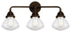 Innovations 288-3W-OB-G324-LED Olean 3 Light Vanity Light, Oil Rubbed Bronze