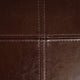 GDF Studio Percival T-stitched Chocolate Brown Leather Dining Chairs, Brown, Set of 4