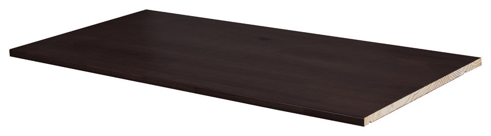 Solid Wood Optional Shelf For 2 or 3 Sliding Door Wardrobes, Java